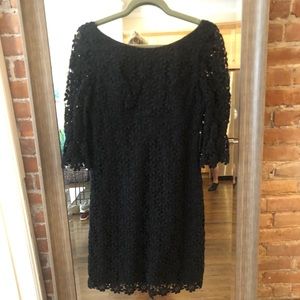 Black eyelet lily pulitzer dress